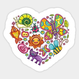 Heart of Nature Sticker